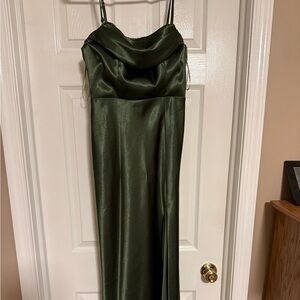 Birdy Grey Olive Satin Dress